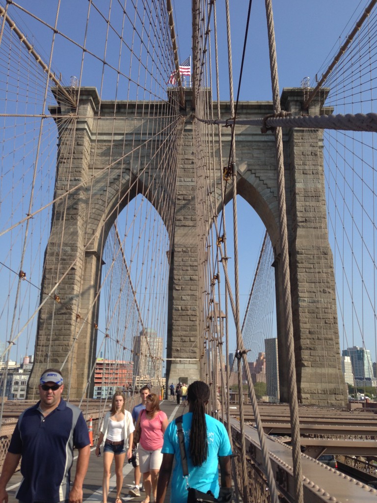 I took a walking tour to Brooklyn while my husband had business meetings in New York City. Walking tours are a great way to meet people and sightsee in a small group setting