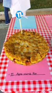 Apple Crumb Pie.  The overall points winner.