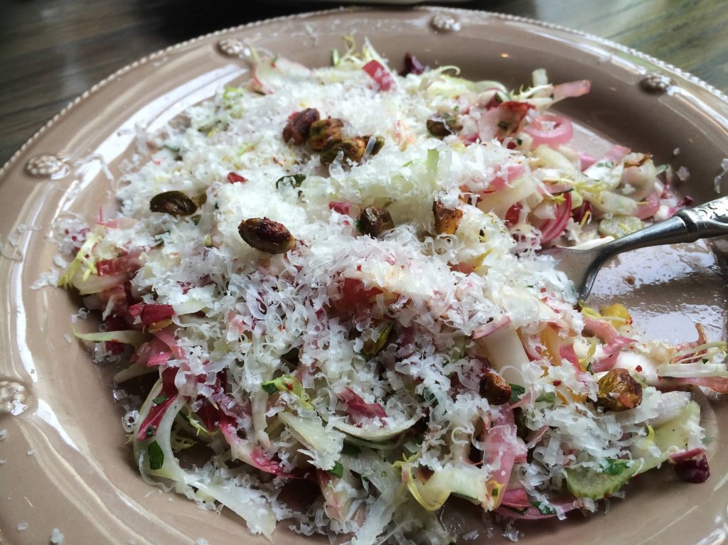 Fennel and Citrus Salad--Toasted Pistachio, Manchgeo Cheese