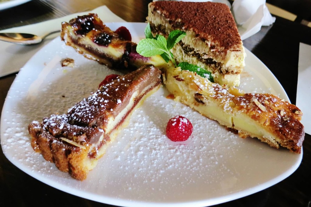 Assorted Dessert--Tiramisu, Torta della Nonna, Torta di cioccolato e arance, Torta di Ciliege 