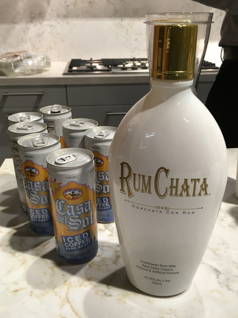Rum Chata and iced coffee. Seriously, make sure to find this if you go and try it!