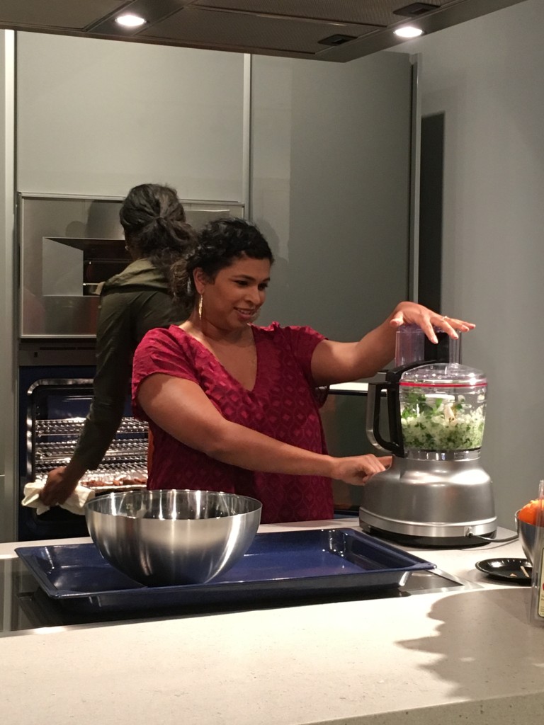 Chef Aarti Sequeira demonstrates making Arais, a Middle Eastern meat-stuffed bread. Delicious and surprisingly easy to make!