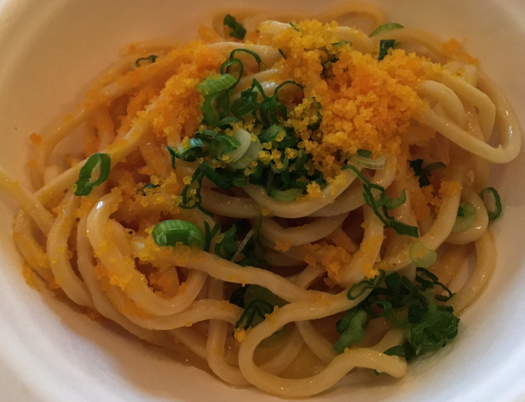 Egg noodles with fish sauce and Kalamansi butter. Photo by EatSeeGo